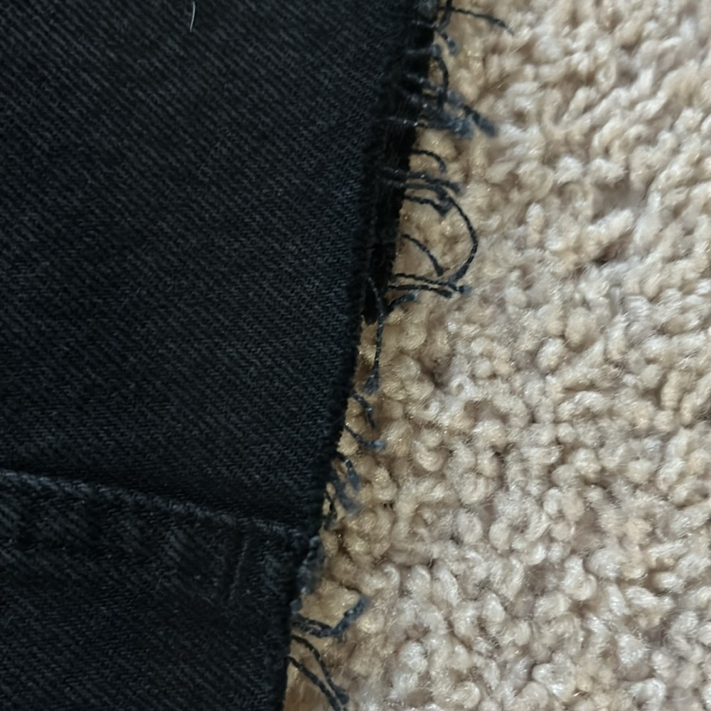 Reformation Black Denim long Skirt. 27 - Picture 15 of 16